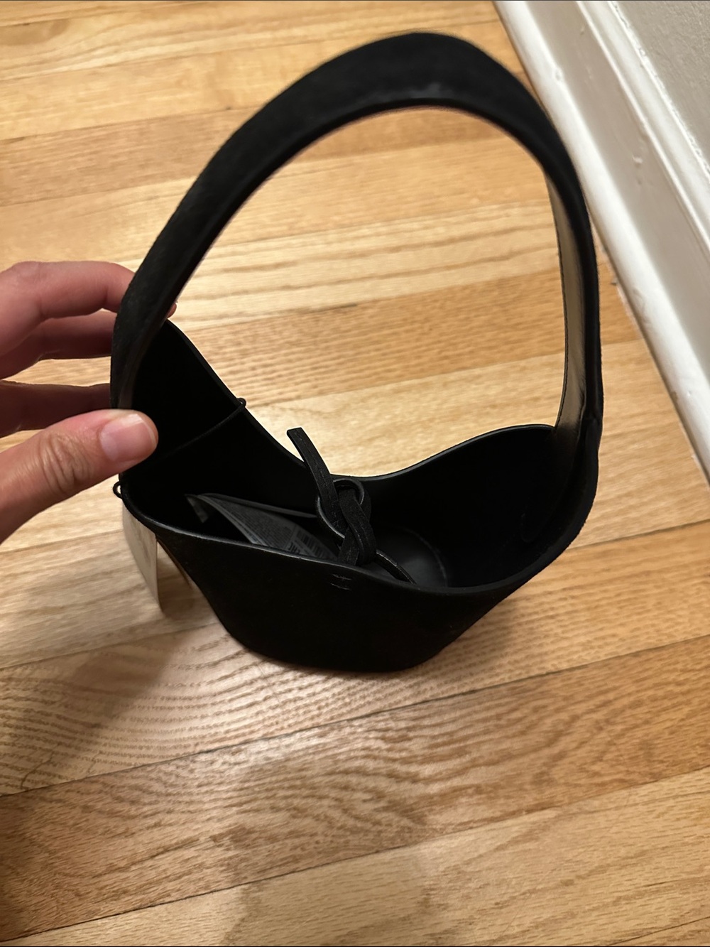 Mango Black Mini Bucket Bag - Picture 2 of 3